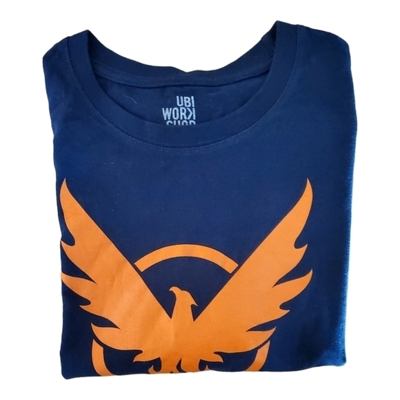 Navy Blue Size Large Tom Clancy's Division Eagle T-shirt - Picture 3 of 6
